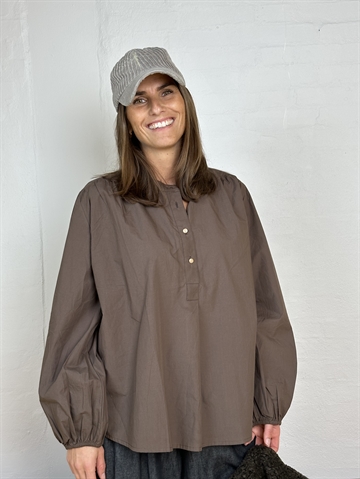 GASPAR Læsø Poplin Shirt 2501342 Skjorte Brown 